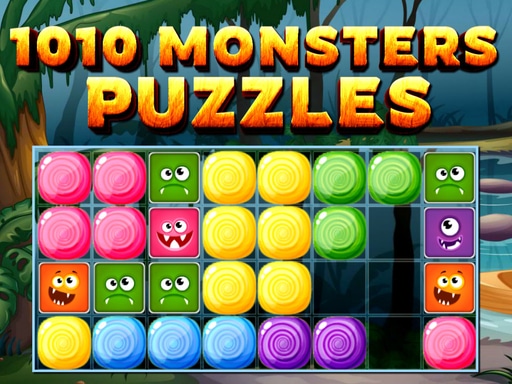 1010 Monster Puzzles online Puzzle game