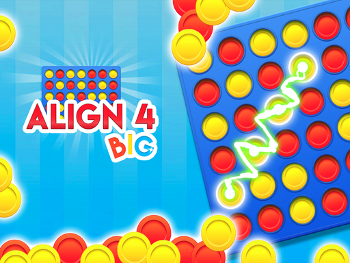 Align 4 BIG online Puzzle game