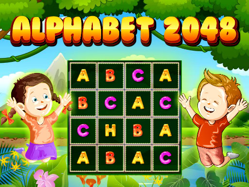 Alphabet 2048 online Puzzle game