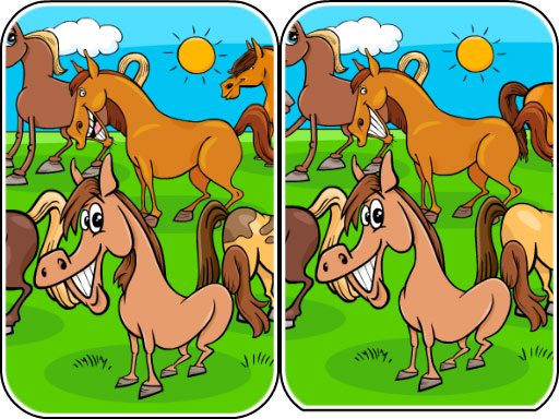 Animals Differences online Puzzle game