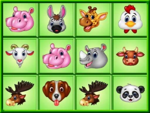 Animals Mahjong online Puzzle game