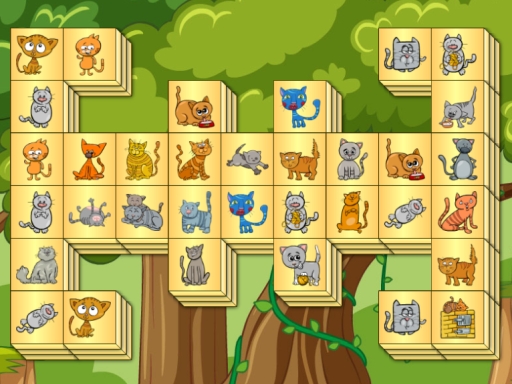 Cats Mahjong online Puzzle game