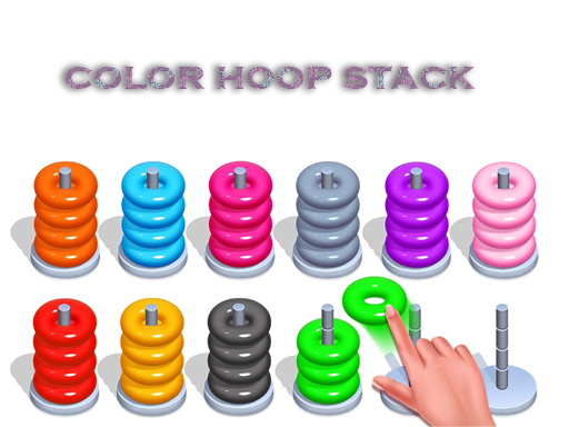 Color Hoop Stack - Sort Puzzle online Puzzle game