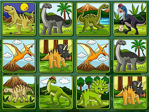 Dino Memory online game