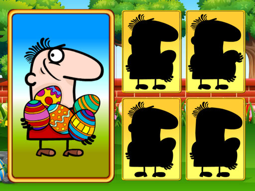 Easter Shadow Match online Puzzle game
