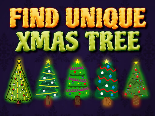 Find Unique Xmas Tree online Puzzle game