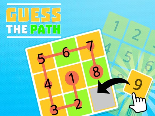 Guess the path online Puzzle game
