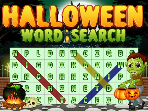 Halloween Words Search online Puzzle game