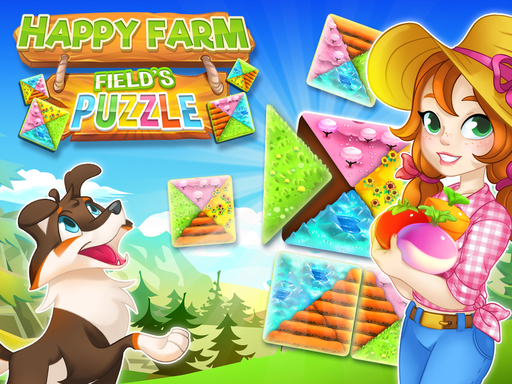 Happy Farm: fields puzzle online game