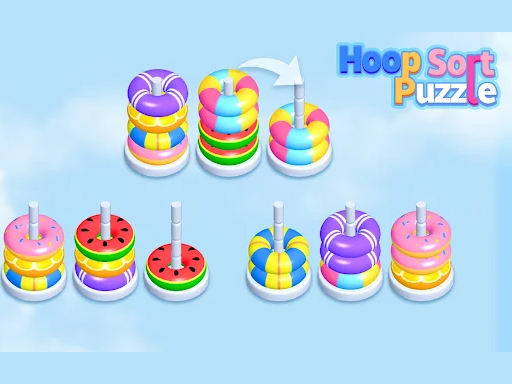 Hoop Stack Sort Puzzle 3D Game Sports free online game
