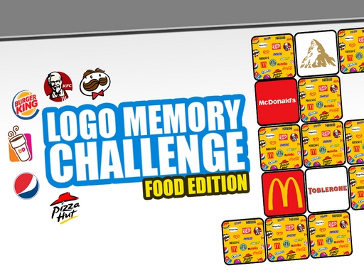Logo Memory Challenge: Food Edition online Hypercasual game