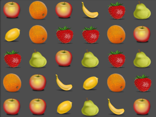 Match Fruits online Puzzle game