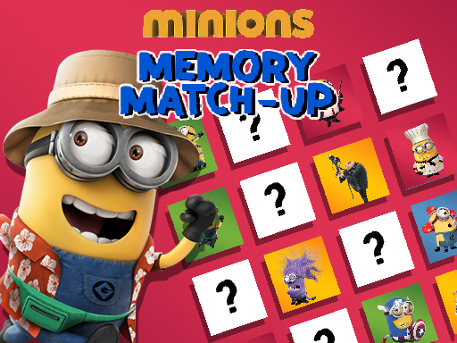 Minions Memory Match Up online Puzzle game