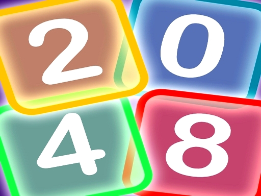 Neon 2048 online game