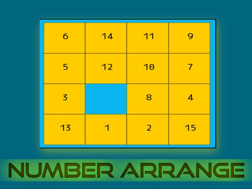 Number Arrange online game