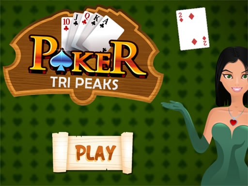 Poker Tri Peaks online Hypercasual game