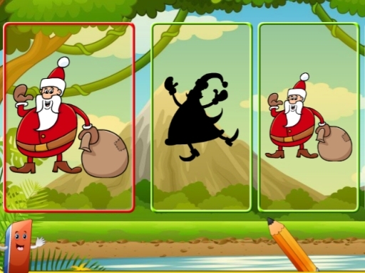 Santa Shadow Match online Puzzle game