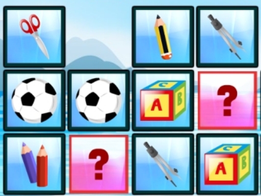 School Memory Deluxe online Puzzle game