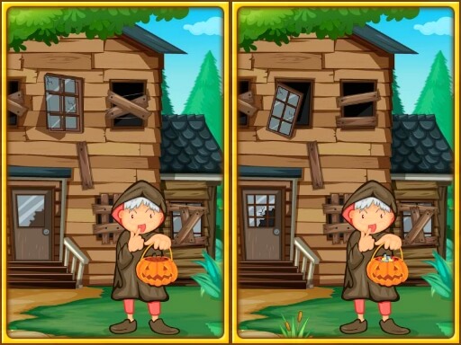 Spot The Differences Halloween online game