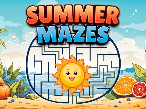 Summer Mazes online Puzzle game