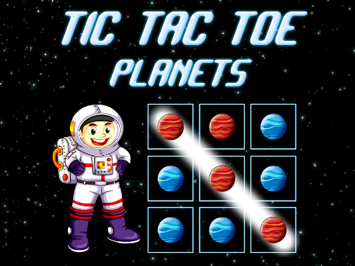 Tic Tac Toe Planets online game
