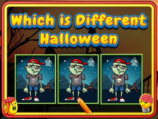 Which Is Different Halloween online Puzzle game