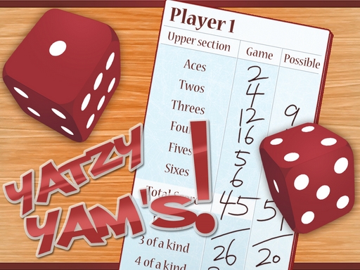 Yatzy Yams online Multiplayer game